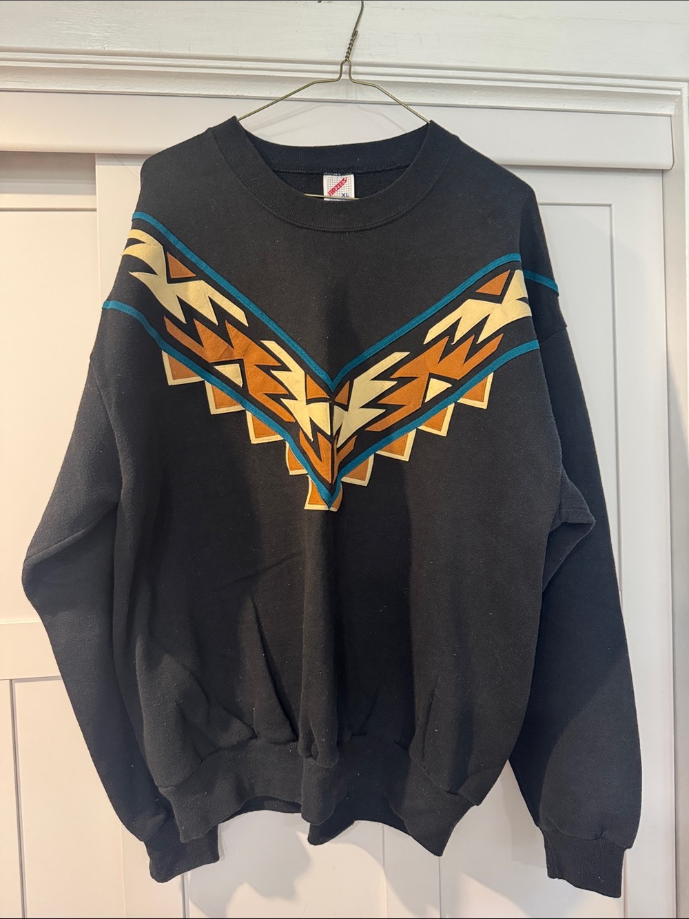 Vintage Aztec western sweatshirt